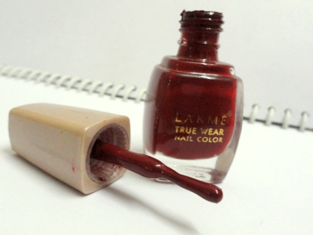 8. Lakme True Wear Nail Color 416 - Berry Blush - wide 8