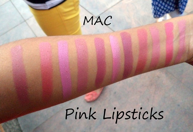 Mac Pink Lipstick Swatches