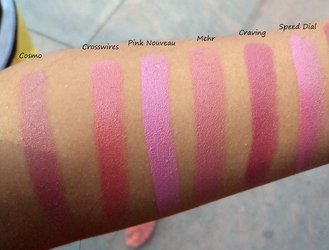 Mac Lipstick Swatches Part Pink Shades