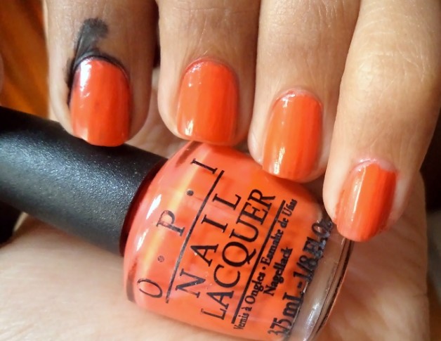 Opi Nail Lacquer Atomic Orange And Brights Collection Kit Review And Swatches 3549