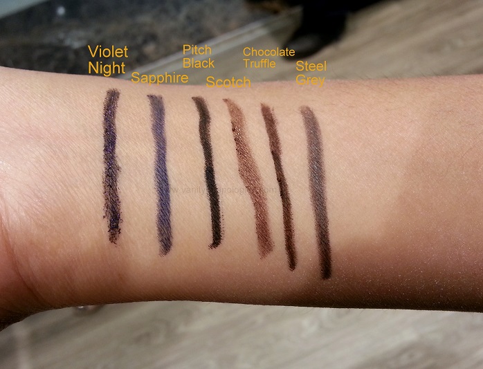 Perfectly Defined Eyeliners: Swatches and – Vanitynoapologies | Indian Makeup and Beauty Blog