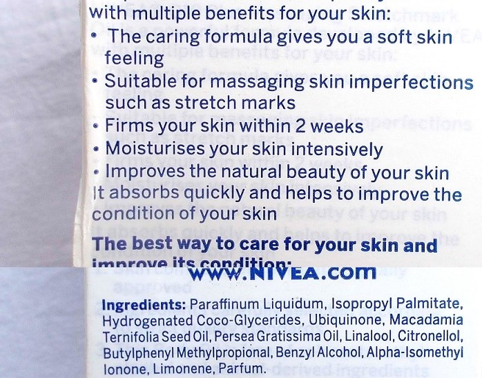 Nivea Q10 Massaging Stretchmark Review, Price, Ingredients