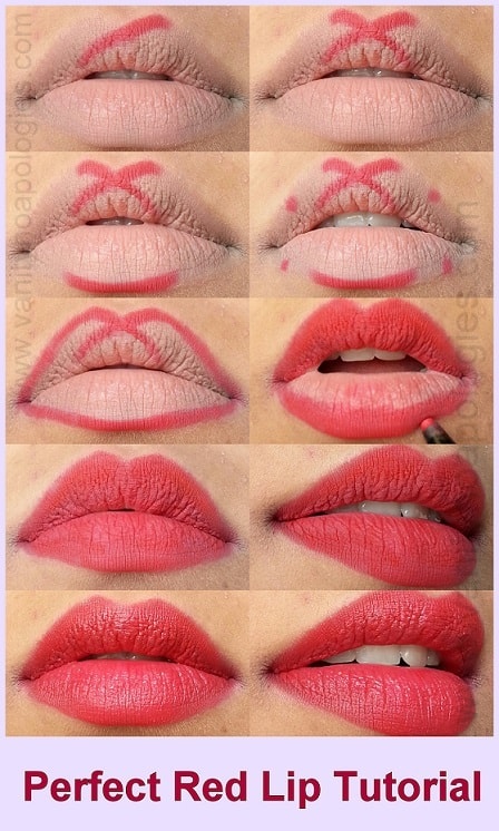 how to apply lip gloss step by step