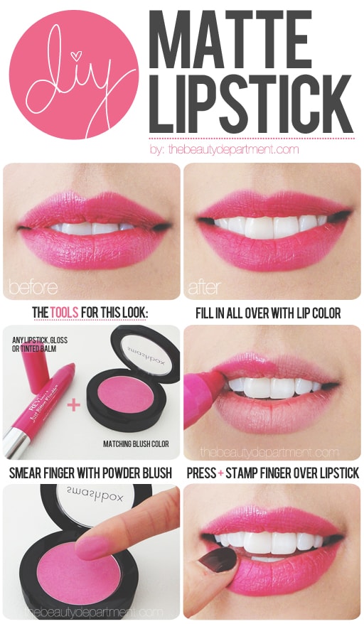 how to apply pink lipstick