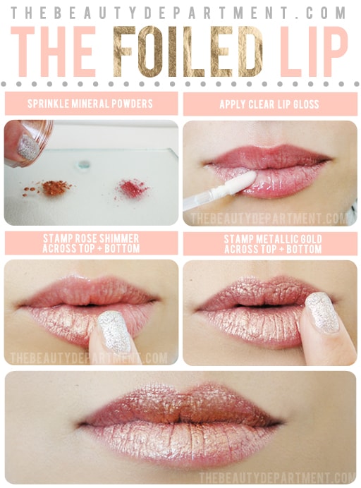 how to apply lip gloss step by step