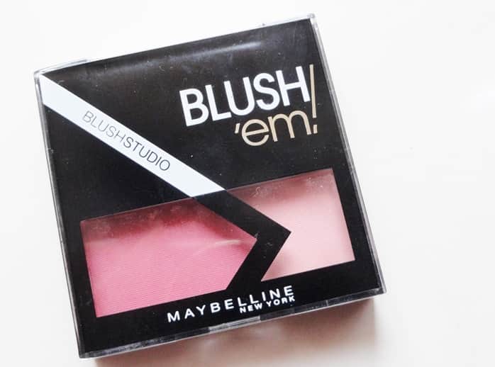 maybelline blush studio blush "em review, swatches: 03 i"m pop