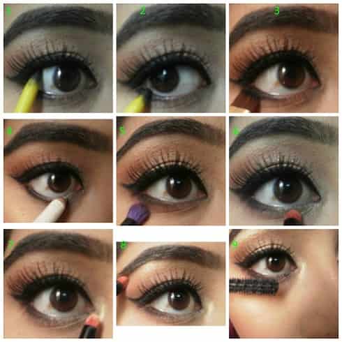 how to do makeup step by step at home