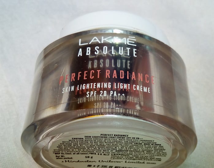 Lakme Absolute Perfect Radiance Brightening Day Cream 50 G, Spf 30