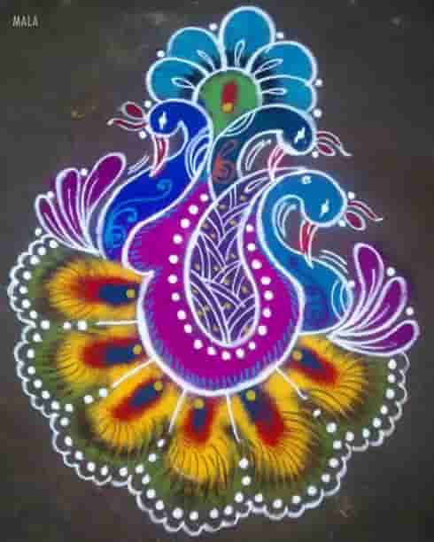 30 Best Corner Rangoli Designs: Simple Rangoli Images for Diwali