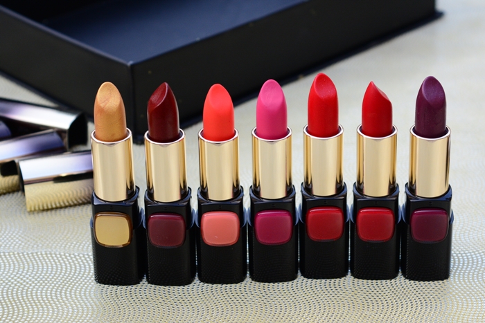 7 L’Oreal Paris Color Riche Gold Obsession Lipsticks: Review, Swatches