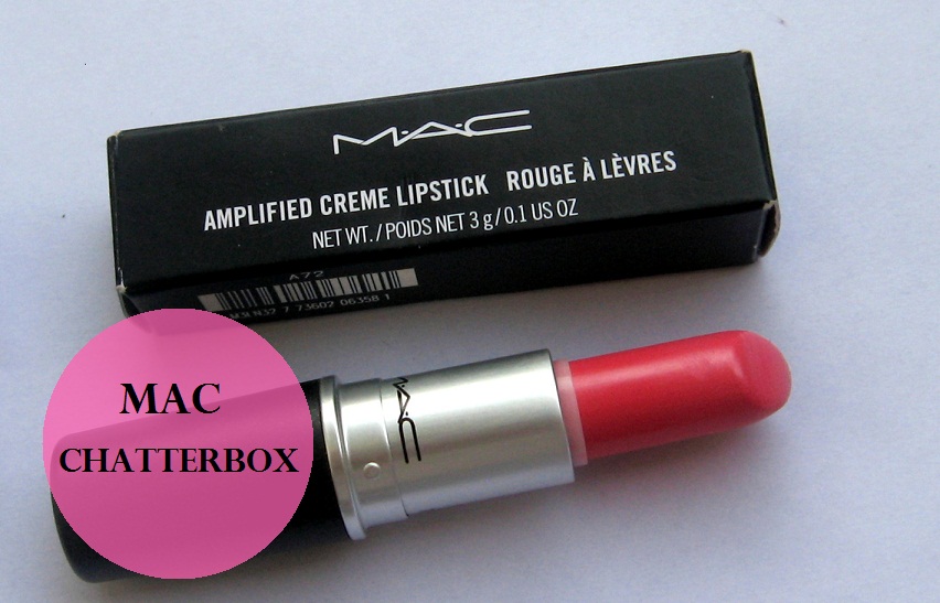 Mac Chatterbox Lipstick Review, Swatch and Price in India. 