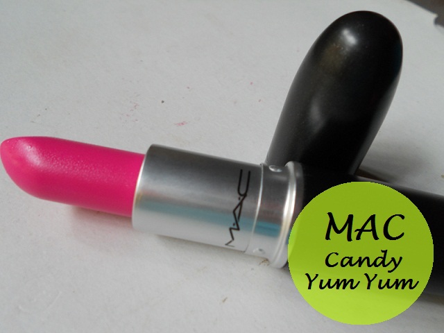 mac candy yum yum lipstick on dark skin