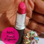 Mac pink pigeon lipstick on indian skin