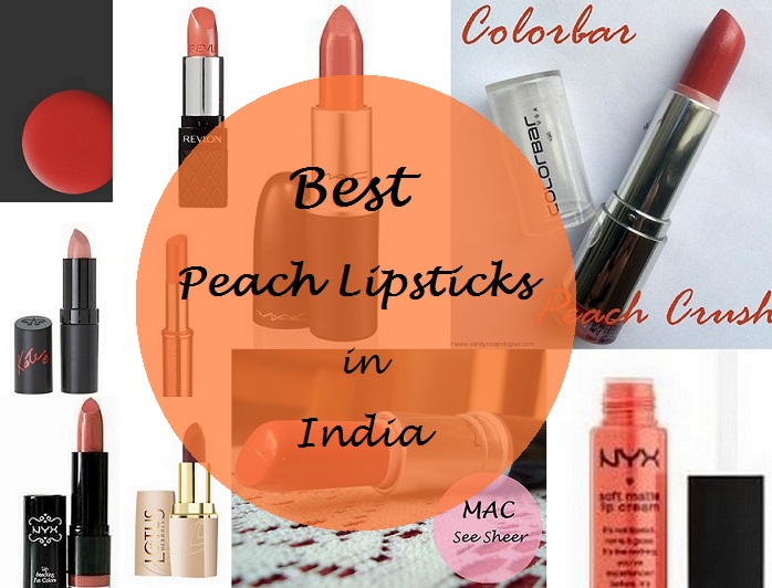 peach pink lipstick for dark skin