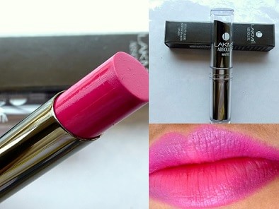 Lakme Absolute Sculpt Studio Hi-Definition Matte Pink Flash Lipstick B001  3.7 g