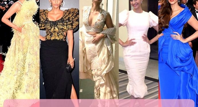 Unconventional drapes by fashionista Sonam Kapoor Ahuja! – Shopzters