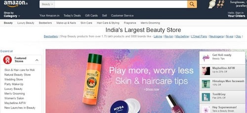 makeup online india
