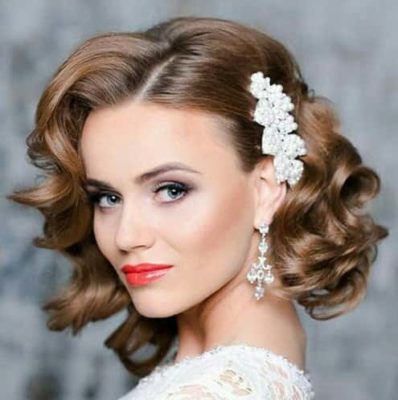 Indian Wedding Hairstyles For Short Curly Hair